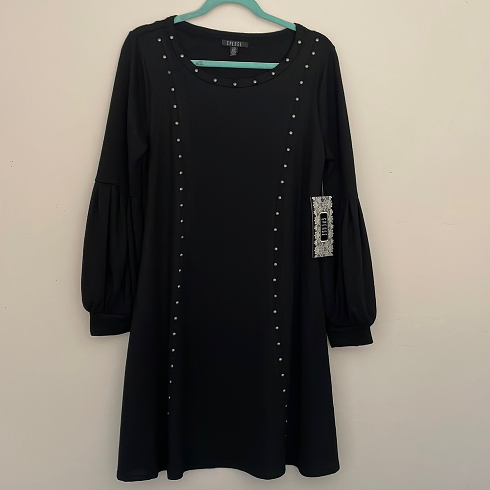 Black long sleeve dress